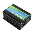 thumbnail image 3 of Inversor de onda sinusoidal mejorado 300w inversor de alimentación a bordo DC 12v a 110v convertidor de ca, con doble puerto USB negro, 3 of 10