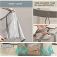 thumbnail image 6 of Mesh Bag with Handles, Collapsible Laundry Basket, Foldable Laundry Bag, Breathable Folding Beach Bag,Space-saving Travel Tote Bags, 6 of 8