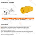 thumbnail image 2 of Conector eléctrico de repuesto con extremos de cable de extensión, 10 unidades, 2 of 7