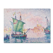 Trademark Fine Art 'Venice The Pink Cloud 1909' Canvas Art by Paul Signac