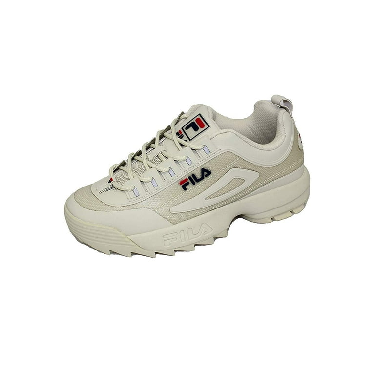 Fila Men's Disruptor II Sneaker Cream/Cream/Cream) - Walmart.com