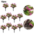 thumbnail image 1 of 10Pcs Miniature Flower Tree Garden Plant Scenery Model Dollhouse Decor 1:100 6cm, 1 of 10