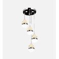 thumbnail image 2 of Lampara Colgante Carla 4 Luces Iluminación Luz Vic Innovador, 2 of 2
