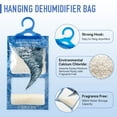 thumbnail image 3 of Moisture Absorber Bags, CAREHE, Hanging Dehumidifier for Closet, Wardrobe & Bedroom – Odor Eliminator & Dampness Control, 10 Pack, 3 of 8