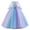 Blue, variant on MAIHAN Girls Easter Dress Playful Bunny Toddler Short Sleeve Vacation Dress Boho Floral A-Line Midi Holiday Casual Embroidery Floral Party Dress