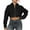 Black, variant on tarylea Hoodies for Women Full Zipper Sweatshirt Solid Color Long Sleeve Crop Tops Trendy Loose Athletic Tops Fall Casual Tops