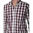 thumbnail image 3 of Camisas Hombre Cuadros Casuales Moda Regular Fit, 3 of 4