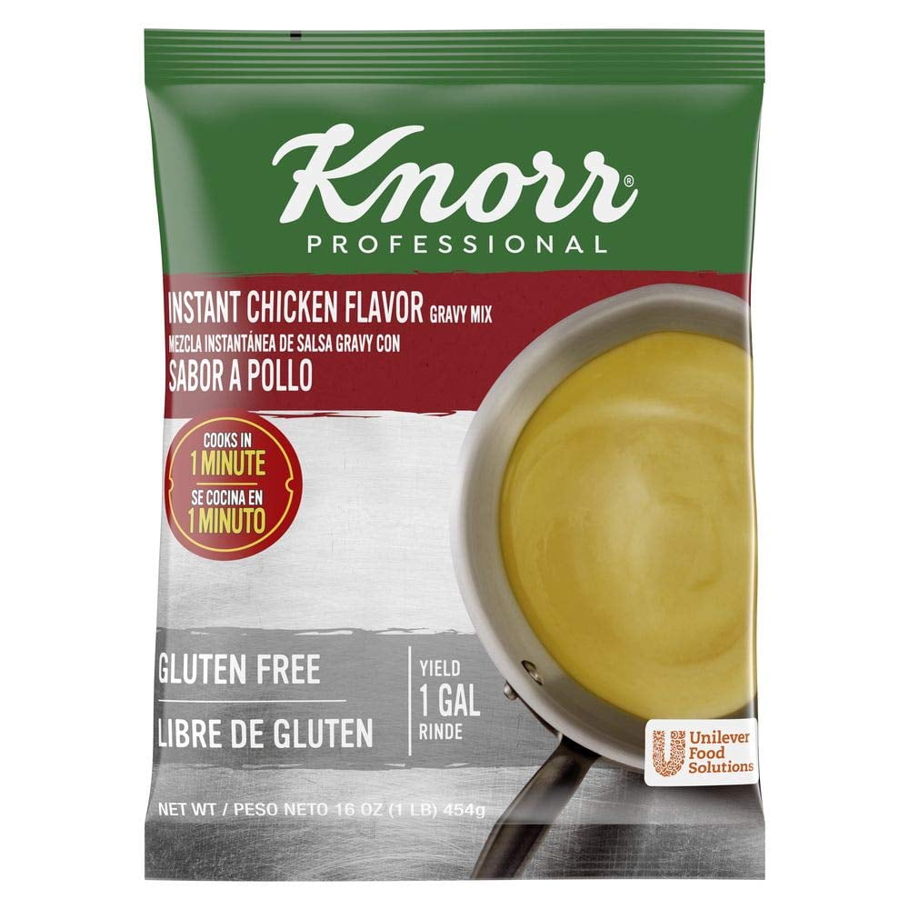 Knorr Professional Chicken Gravy Mix, Gluten Free, No Artificial Flavors or  Preservatives, Colors from Natural Sources,1 