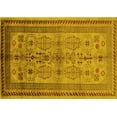 thumbnail image 1 of Ahgly Company Indoor Rectangle Oriental Yellow Industrial Area Rugs, 7' x 9', 1 of 4
