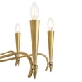 thumbnail image 6 of Tremont 12-Light Chandelier in Riviera Brass, 6 of 7