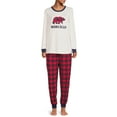 thumbnail image 4 of Dearfoams Women's Long Sleeve Top and Pants Matching Family Pajamas Set, 2-Piece, Sizes S-3X, 4 of 6