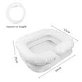 thumbnail image 3 of HLONK Inflatable PVC Hair Washing Basin Portable Shampoo Hair Basins for Pregnant Disabled Large Portable Deluxe Inflatable Hair Washing Basin Living Aid for Washing Hair in Bed, 3 of 6