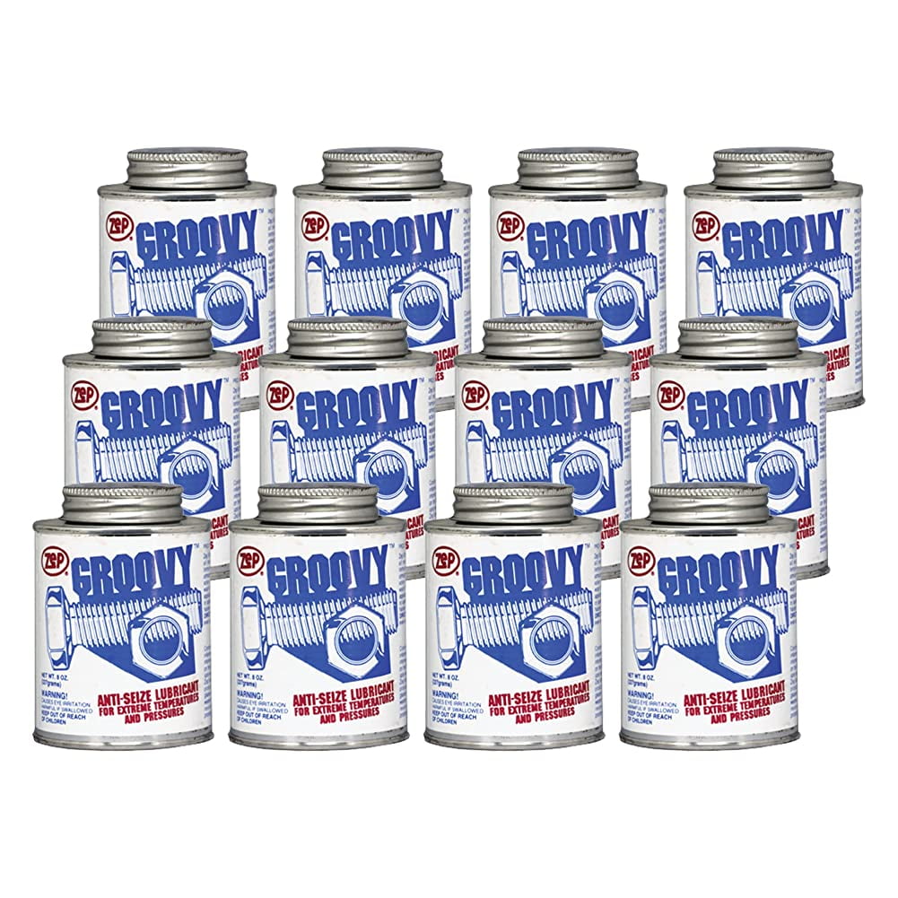 Zep Groovy AntiSeize Lubricant 8 Oz. (Case of 12) 68701 Prevents