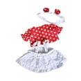 thumbnail image 3 of Ropa para muñecas de 20 cm CUTICAT accesorios de muñecas Falda de punto con rojas, 3 of 8