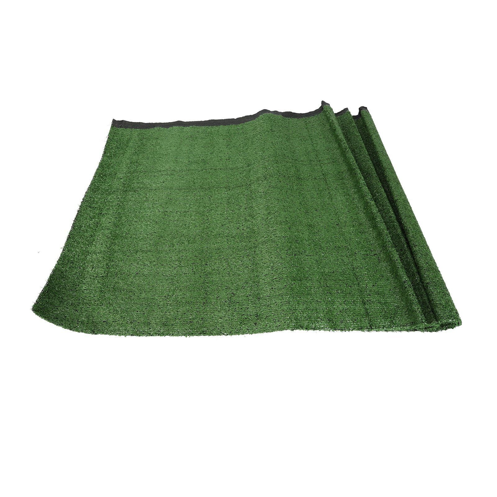 Green Artificial Grass Rug 6 ft. x 8 ft. Patio Deck Indoor Outdoor Landscape
