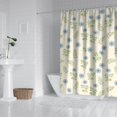 thumbnail image 2 of Pioneer Flower Floral Print Pattern Shower Curtain 84"x72", Bathroom Decorative Shower Curtain Set with 12 Hooks, Waterproof Washable, 2 of 6