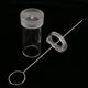 thumbnail image 4 of Molde de vela transparente con patrón de placa superior, herramienta para hacer velas 10cm Altura, 4 of 9
