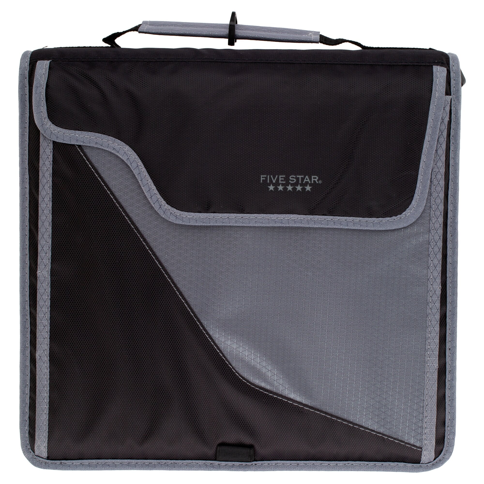 Five Star, Zipper Binder, 2 inch, Multi Access File, Black