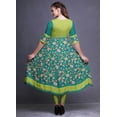 thumbnail image 4 of Bimba Print Long Party Wear Anarkali Kurta Flared A Line Kurtis For Women, 4 of 5