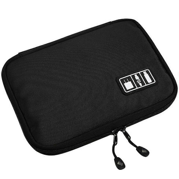Charging Cable Storage Organizer Daily Use Waterproof Material Cationic 9.43X6.68X1.41in 1Pack