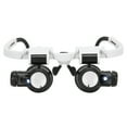 thumbnail image 2 of Glasses Magnifier, 8X Main Lens 15X Extension Lens Can Be Mounted Head Mount Magnifier Head Wearing Magnifying Glass  for Reader for Reading Repairing, 2 of 8