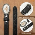 thumbnail image 5 of WHIPPY Kids Leather Belt for Boys Girls Western Cowboy Cowgirl Genuine Leather Belt for Jeans Dresses Gift, 5 of 8