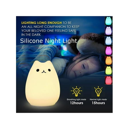 Led Nursery Night Lights For Kids Cute Animal Silicone Baby Light With Touch Sensor Portable And Rechargeable Infant Toddler 8 Colors Led Nursery Night Lights For Kids Cute Animal Silicone Baby Light With Touch Sensor Portable And Rechargeable Infant Toddler 8 Colors