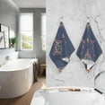 thumbnail image 7 of Yellow Flowers Towels 2 Piece Cotton Hand Towels, Ultra Soft and Highly Absorbent,Decorative Fingertip Face Towel for Bathroom Hotel, Gym and Spa 28 X 16 Inches, 7 of 7