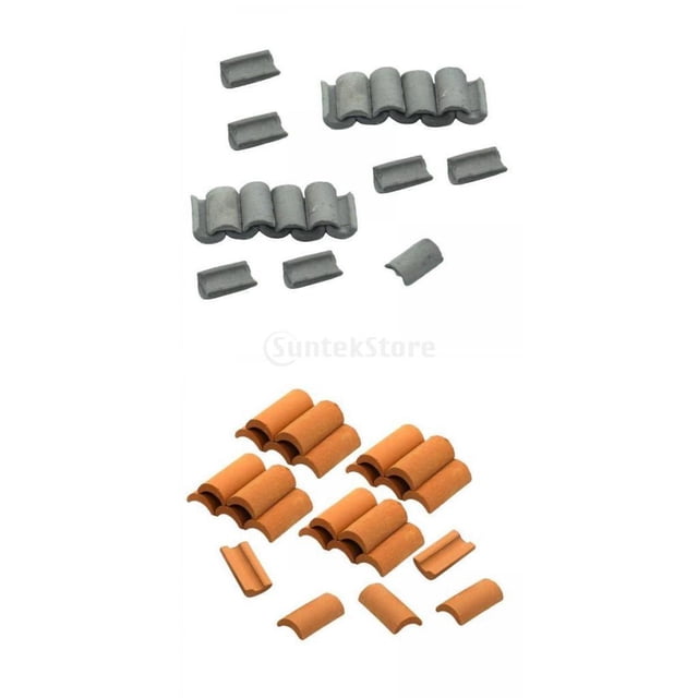 Juego de construcción Baoblaze Modelo de techo en miniatura 50 piezas para paisajismo de arena