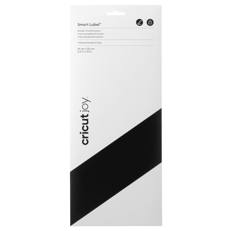 Cricut Smart Label Permanent Writable Vinyl 13 x 3 White - Office