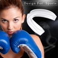 thumbnail image 5 of Paquete de 20 protectores bucales deportivos, protectores bucales atléticos, protectores bucales moldeables para jóvenes C, 5 of 5