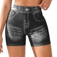 thumbnail image 2 of Jean Shorts for Women High Waisted Stretchy Slim Fit Sexy Pull On Jorts Casual Denim Shorts, 2 of 9