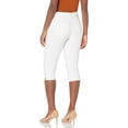 thumbnail image 2 of Vaqueros Capri Gloria Vanderbilt Amanda Vintage White para mujer, 2 of 3