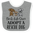 thumbnail image 3 of Inktastic Adopt a Rescue Dog Pet Boys or Girls Baby Bib, 3 of 4