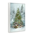 thumbnail image 4 of Stupell Industries Mistletoe Kisses Phrase Holiday Painting White Framed Art Prints Wall Art, 12 x 18, 4 of 10