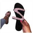 thumbnail image 3 of Anuirheih Slide Sandals for Women Summer Open Toe Casual Comfy Slip On Beach Slippers(Pink), 3 of 9