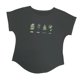 thumbnail image 2 of Camiseta para mujer Ropa Transpirable Patrón de plantas Cuello redondo Manga corta Top L Yuyangstore Camiseta para mujer, 2 of 8