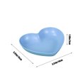 thumbnail image 3 of Ovzne Heart Plates – 5.91X5.51X1.18In, Impregnable Plastic Dinner Plates, Dishwasher Microwave Safe, Reusable Lightweight For Kitchen, Camping, Or Daily Use, 3 of 6