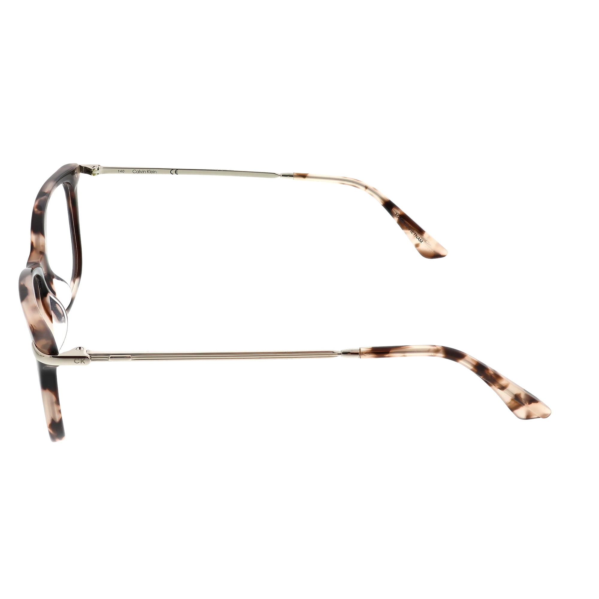 Calvin Klein Womens CK22501G Rx'ble Eyeglasses with Case, Rose Tortoise