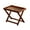 B, variant on Penmahua Bamboo Bedside Table With Folding Legs Breakfast Tray Food Snack Service Tray For Sofa Side A Size 17.32X15.74X11.81 Inches A