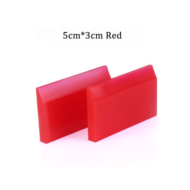 Hoja de goma para tinte de coche, aplicador de instalación de vinilo, escobilla de goma pequeña y Flexible para tinte de ventana de coche, película de vidrio, 2 uds.