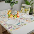 thumbnail image 5 of Easter Placemats Set of 4 Bunny Eggs Flowers Place Mats for Dining Table Seasonal Spring Holiday Indoor Home Decor 12x18 Inch, 5 of 5