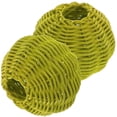 thumbnail image 1 of 2 piezas de lámpara de ratán cubiertas de lámpara tejida de lámpara de decoración de la lámpara de decoración de la lámpara de bricolaje, 1 of 4