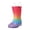 Watermelon Red, variant on Kids Glitter Rain Boots Toddle Girls Non Slip Rain Shoes with Easy on Handles Slides Sparkly Lightweight Jelly Shoes Light Purple Size 11 Little Kid