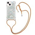 thumbnail image 1 of Funda FOXDOCK para iPhone 13 Mini con Cuerda Ajustable, Brillo Líquido, Protección Antigolpes y Lente – Ideal para Regalo, 1 of 6