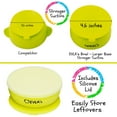 thumbnail image 3 of EVLA’s 8PC Silicone Baby Feeding Set, Blue/Green, 3 of 6