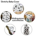 thumbnail image 3 of Amerteer Carseat Canopy & Nursing Cover, Stretchy & Ultra Soft Breastfeeding, Car seat & Stroller, Shopping Cart Covers for Boys or Girls, Best Stretchy Infinity Scarf and Shawl-Ink Buffalo, 3 of 9