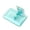 D Green, variant on Ceramic Duck-Shaped Soap Dish with Drainage Base, Decorative Bathroom Storage for Countertops