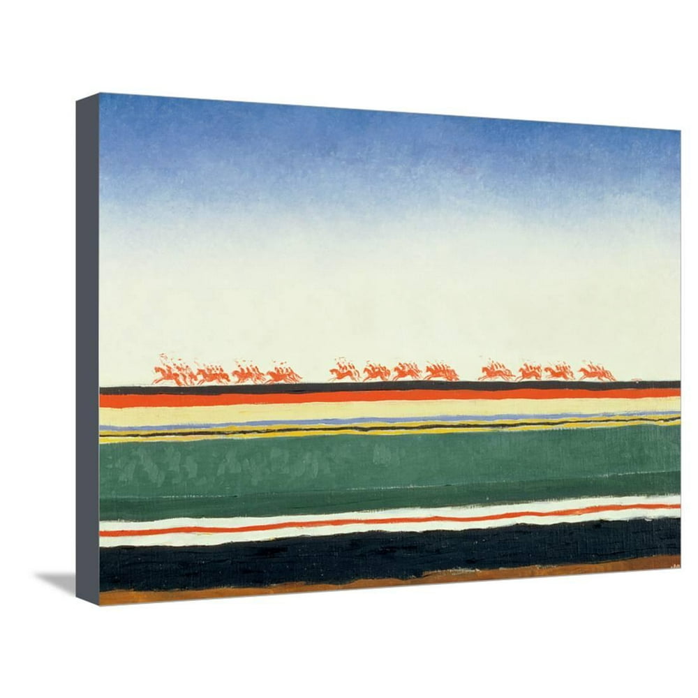 Red Cavalry, 192832 Russian Abstract Fine Art Landscape