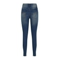 thumbnail image 4 of Women Pants Skinny Bootcut Jeans High Waisted Tummy Control Curvy Denim Strechy Tapered Pants, 4 of 6